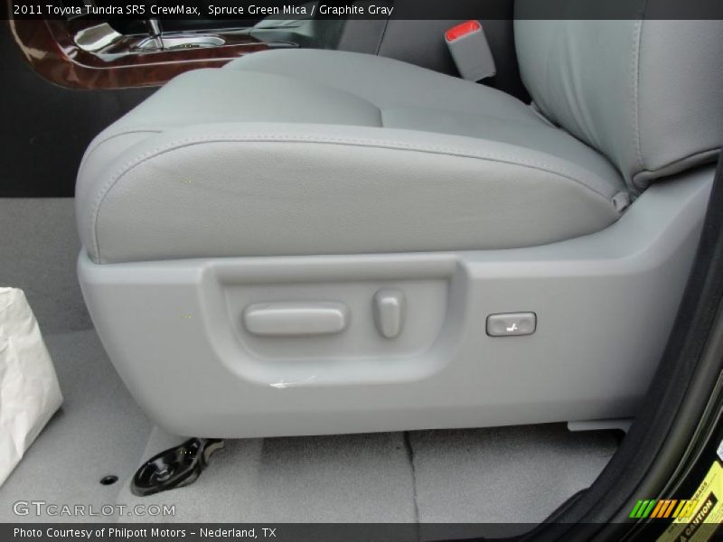 Spruce Green Mica / Graphite Gray 2011 Toyota Tundra SR5 CrewMax
