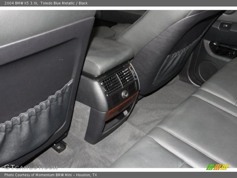 Toledo Blue Metallic / Black 2004 BMW X5 3.0i