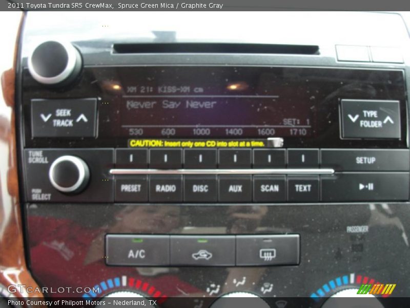 Spruce Green Mica / Graphite Gray 2011 Toyota Tundra SR5 CrewMax