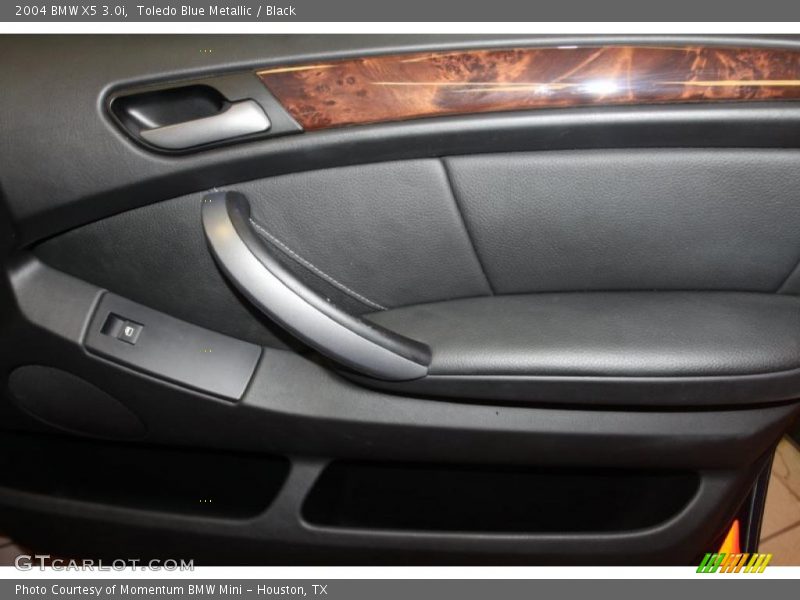 Toledo Blue Metallic / Black 2004 BMW X5 3.0i