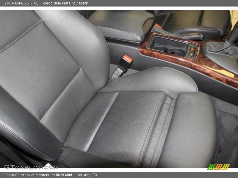 Toledo Blue Metallic / Black 2004 BMW X5 3.0i