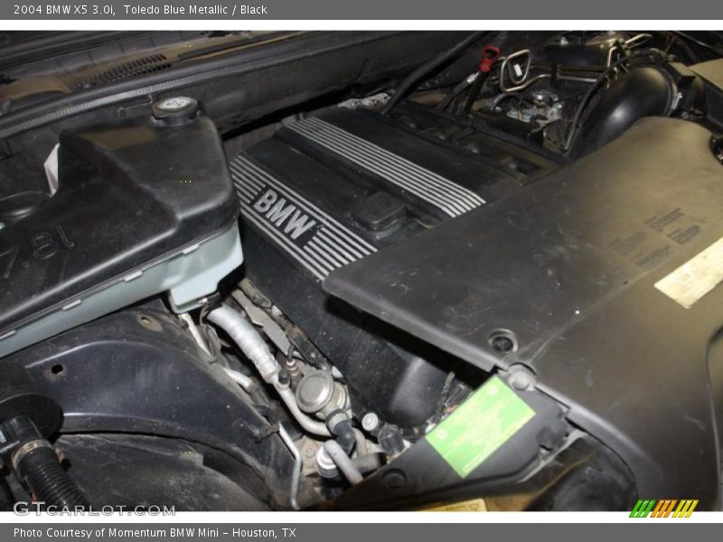 Toledo Blue Metallic / Black 2004 BMW X5 3.0i