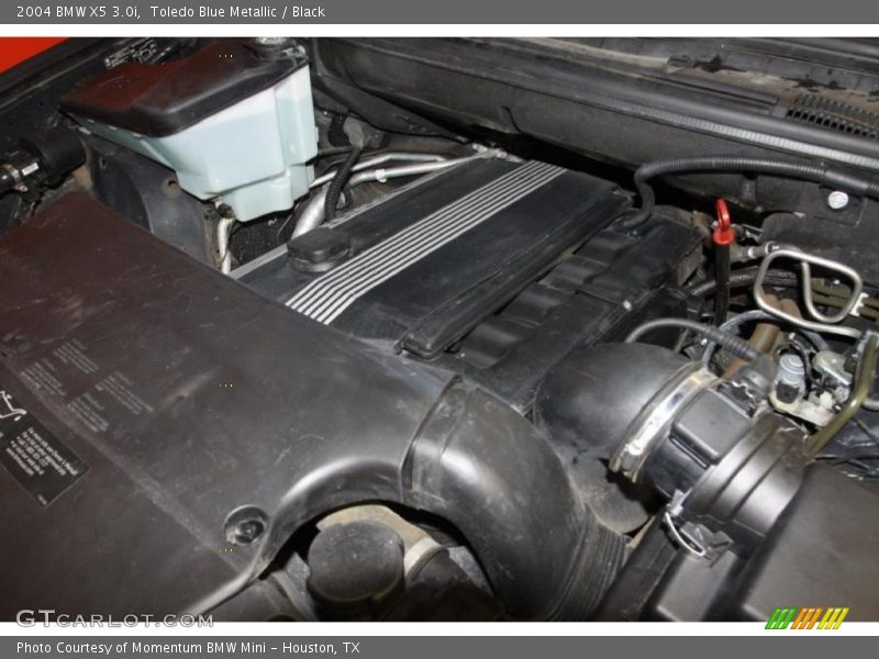 Toledo Blue Metallic / Black 2004 BMW X5 3.0i