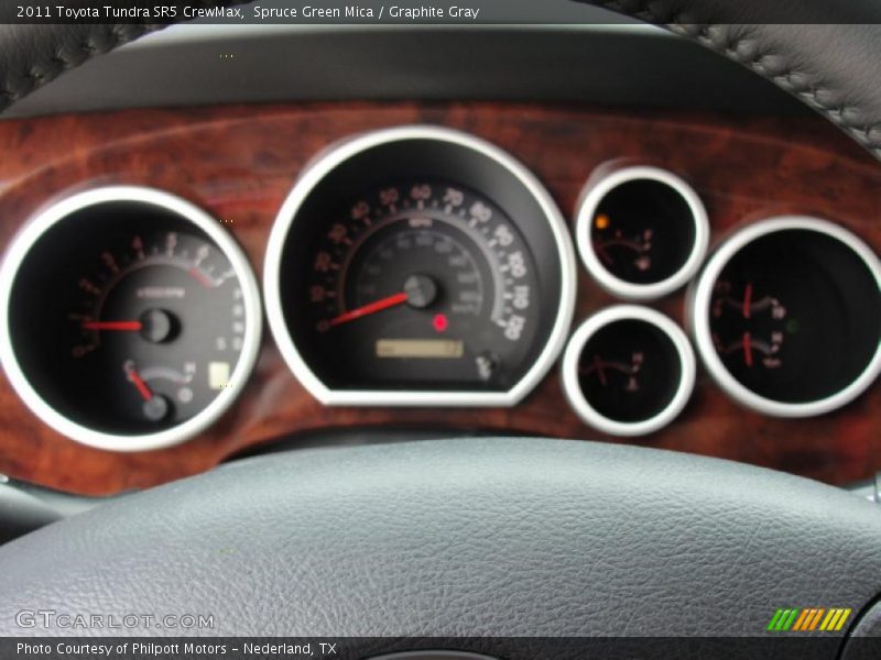 Spruce Green Mica / Graphite Gray 2011 Toyota Tundra SR5 CrewMax