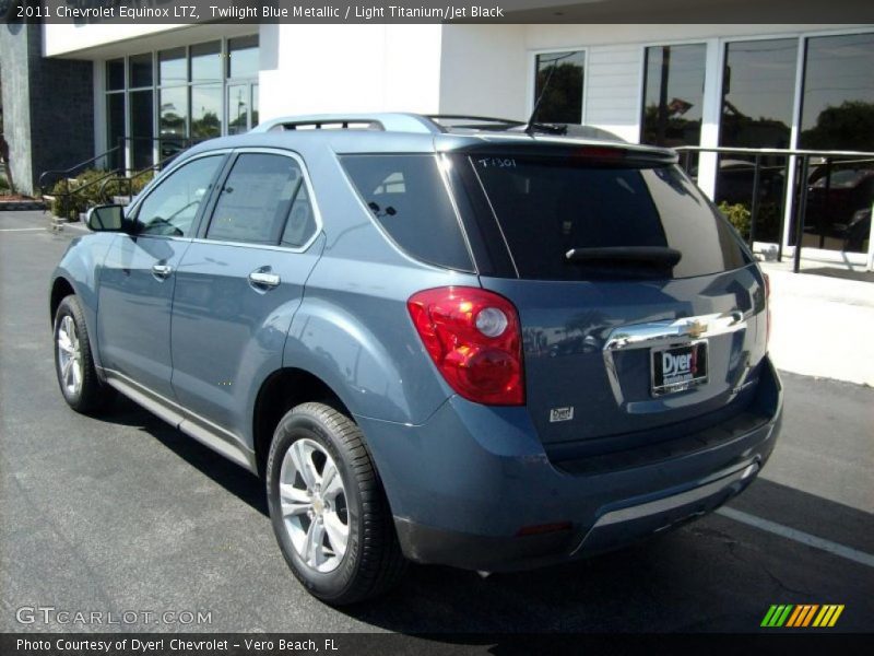 Twilight Blue Metallic / Light Titanium/Jet Black 2011 Chevrolet Equinox LTZ