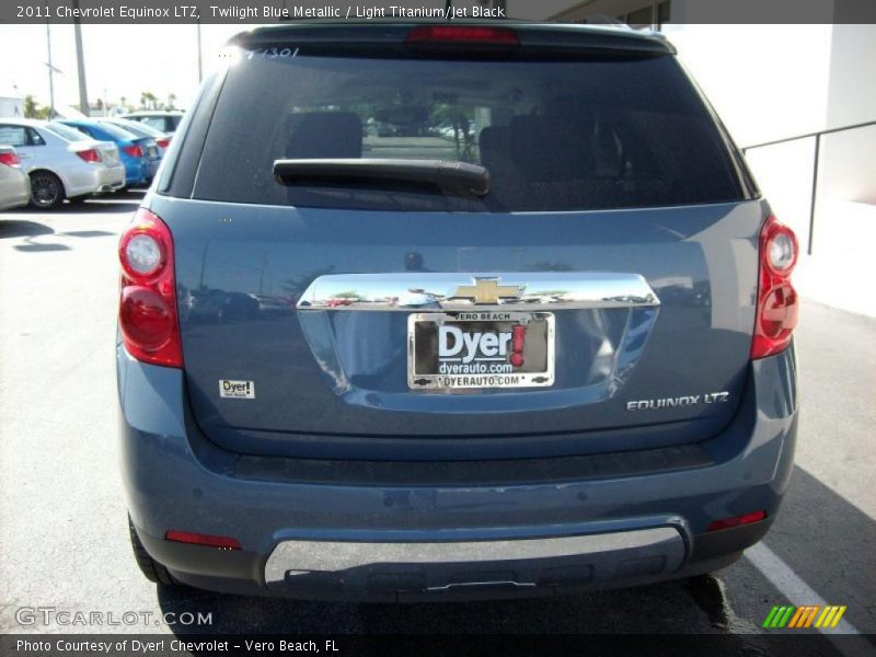 Twilight Blue Metallic / Light Titanium/Jet Black 2011 Chevrolet Equinox LTZ