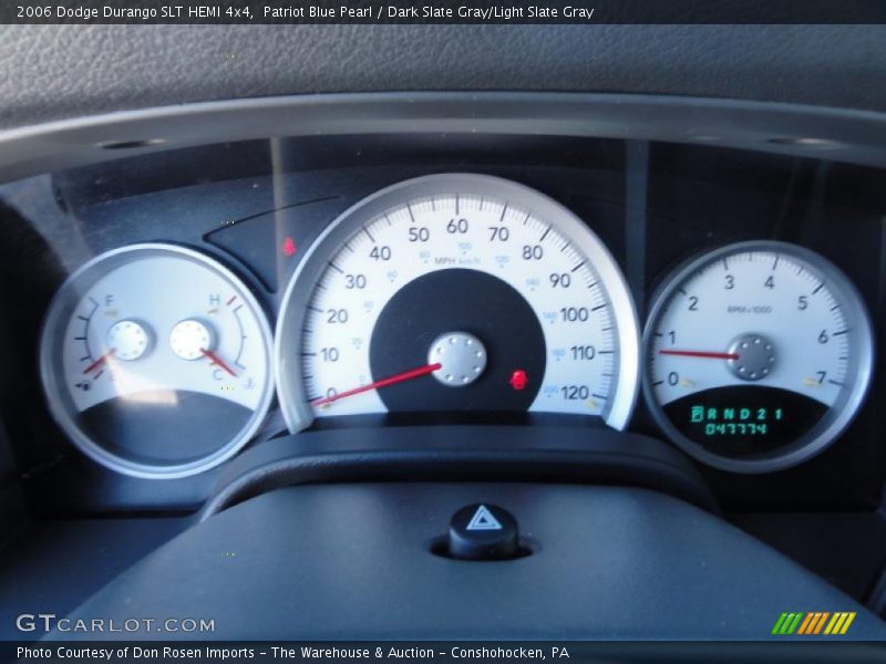 Patriot Blue Pearl / Dark Slate Gray/Light Slate Gray 2006 Dodge Durango SLT HEMI 4x4