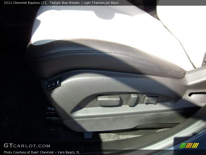 Twilight Blue Metallic / Light Titanium/Jet Black 2011 Chevrolet Equinox LTZ