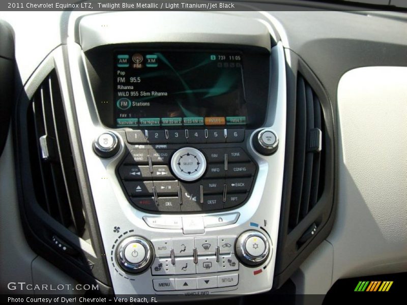 Twilight Blue Metallic / Light Titanium/Jet Black 2011 Chevrolet Equinox LTZ