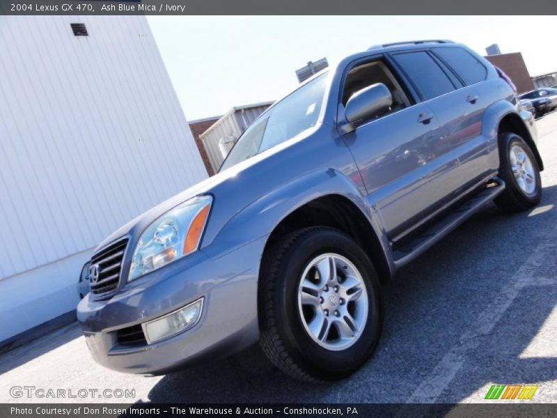 Ash Blue Mica / Ivory 2004 Lexus GX 470