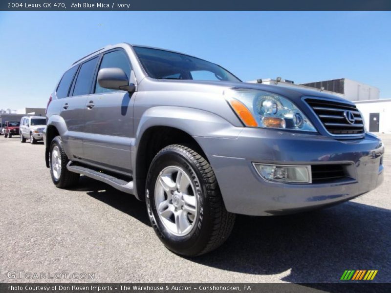 Ash Blue Mica / Ivory 2004 Lexus GX 470