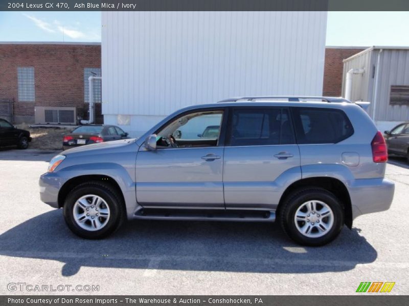 Ash Blue Mica / Ivory 2004 Lexus GX 470