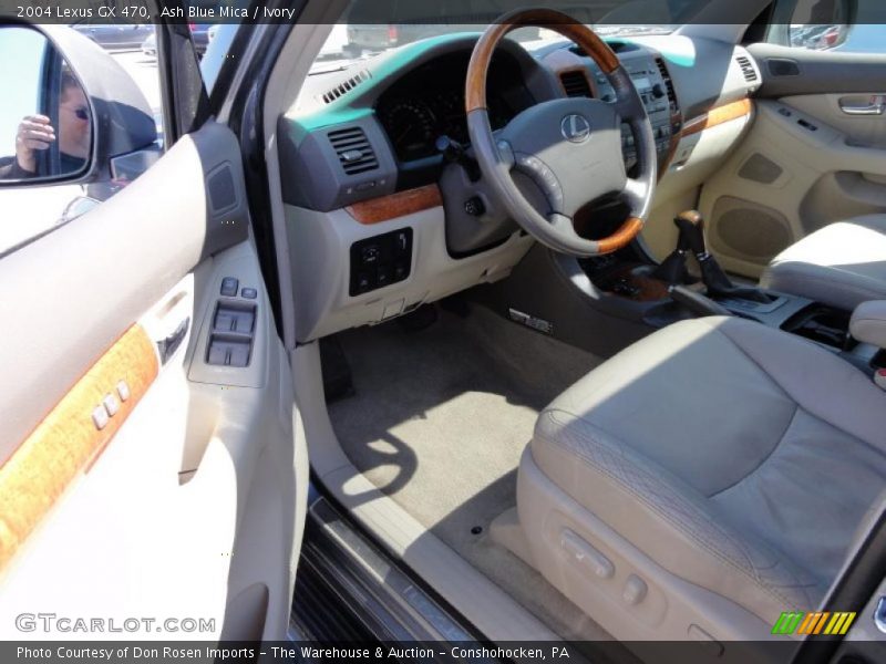 Ash Blue Mica / Ivory 2004 Lexus GX 470