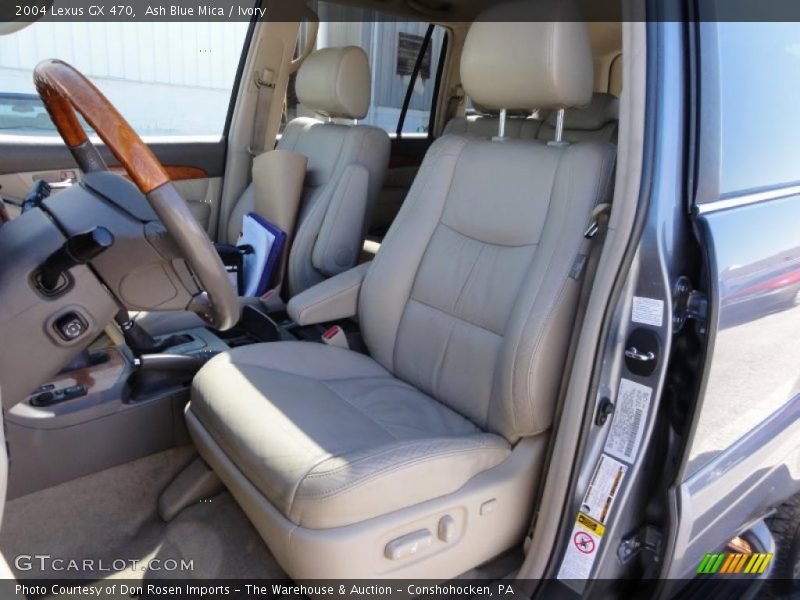 Ash Blue Mica / Ivory 2004 Lexus GX 470