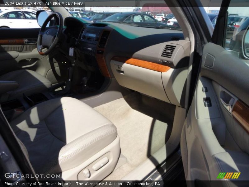 Ash Blue Mica / Ivory 2004 Lexus GX 470