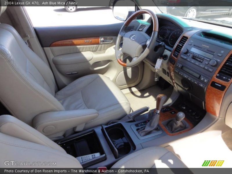 Ash Blue Mica / Ivory 2004 Lexus GX 470