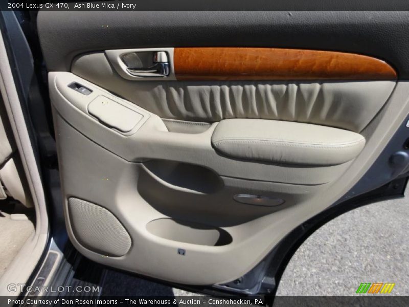 Ash Blue Mica / Ivory 2004 Lexus GX 470