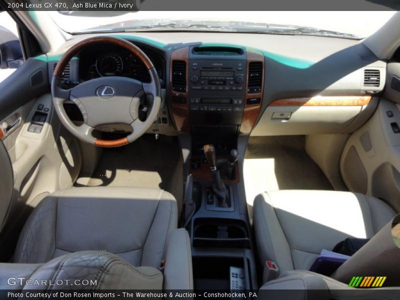 Ash Blue Mica / Ivory 2004 Lexus GX 470