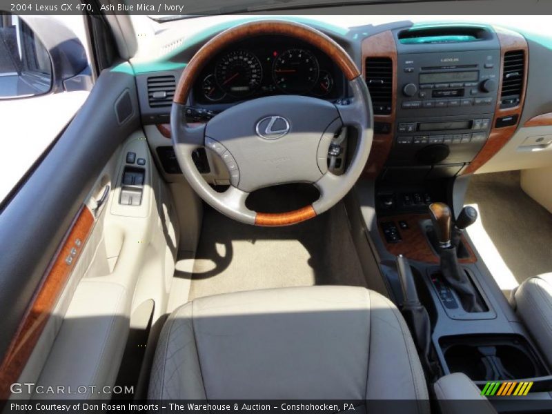 Ash Blue Mica / Ivory 2004 Lexus GX 470