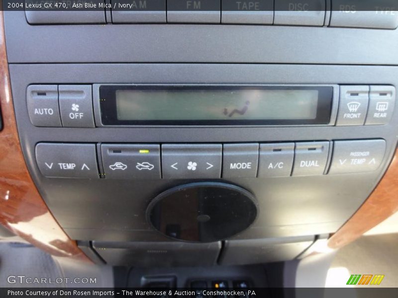 Controls of 2004 GX 470