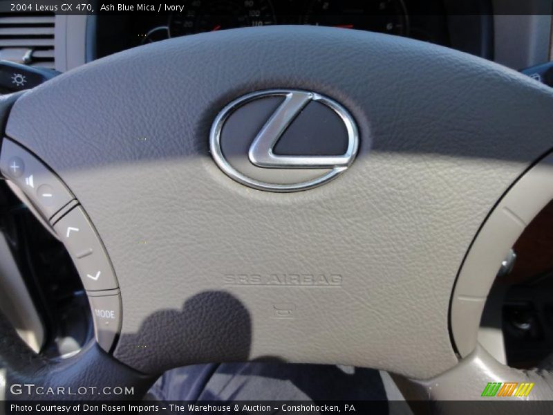 Ash Blue Mica / Ivory 2004 Lexus GX 470