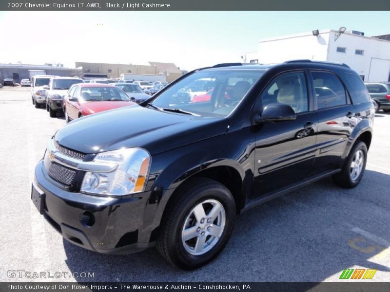 Black / Light Cashmere 2007 Chevrolet Equinox LT AWD