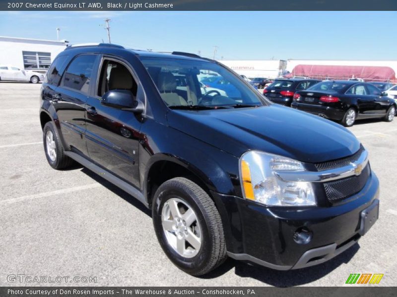 Black / Light Cashmere 2007 Chevrolet Equinox LT AWD