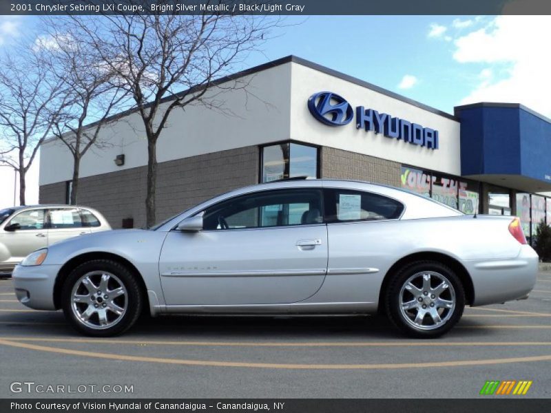Bright Silver Metallic / Black/Light Gray 2001 Chrysler Sebring LXi Coupe