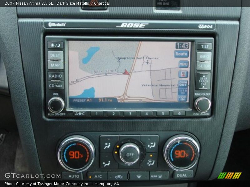 Navigation of 2007 Altima 3.5 SL