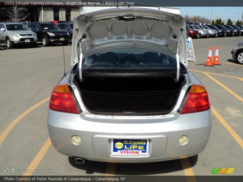 Bright Silver Metallic / Black/Light Gray 2001 Chrysler Sebring LXi Coupe