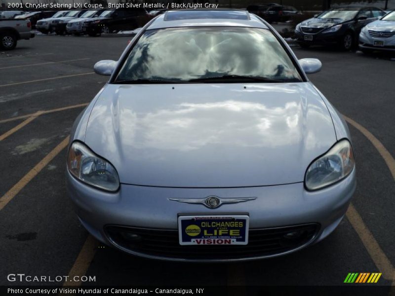 Bright Silver Metallic / Black/Light Gray 2001 Chrysler Sebring LXi Coupe