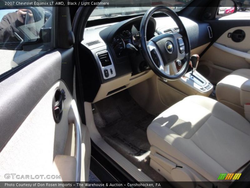 Black / Light Cashmere 2007 Chevrolet Equinox LT AWD