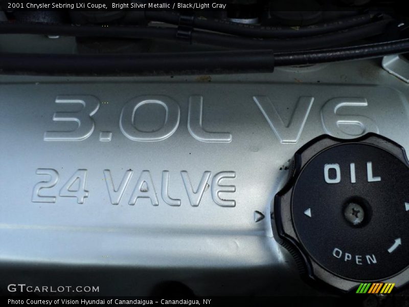  2001 Sebring LXi Coupe Engine - 3.0 Liter SOHC 24-Valve V6
