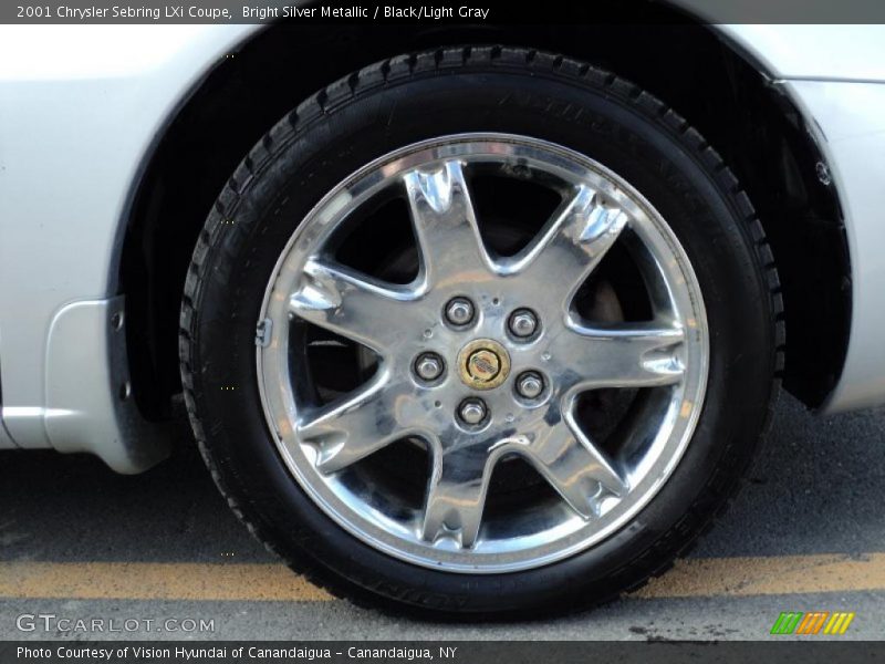 Bright Silver Metallic / Black/Light Gray 2001 Chrysler Sebring LXi Coupe