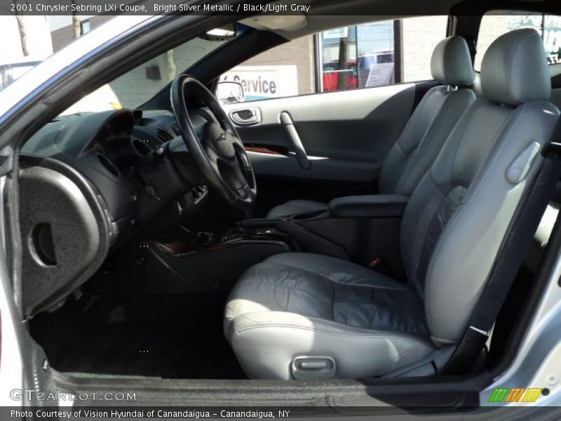 Bright Silver Metallic / Black/Light Gray 2001 Chrysler Sebring LXi Coupe