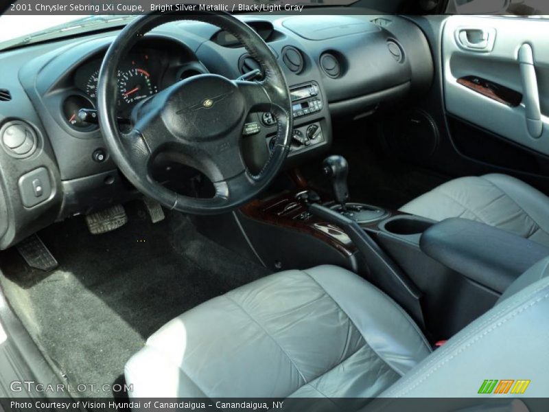 Black/Light Gray Interior - 2001 Sebring LXi Coupe 