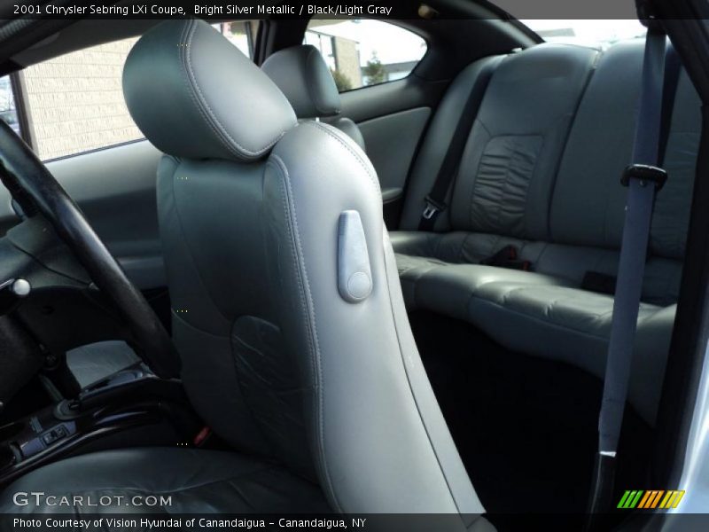 Bright Silver Metallic / Black/Light Gray 2001 Chrysler Sebring LXi Coupe