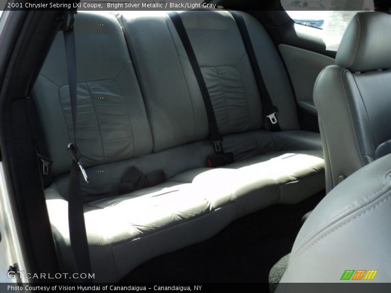 Bright Silver Metallic / Black/Light Gray 2001 Chrysler Sebring LXi Coupe