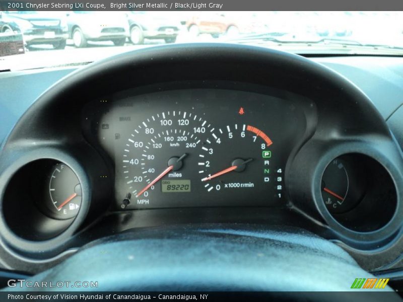  2001 Sebring LXi Coupe LXi Coupe Gauges