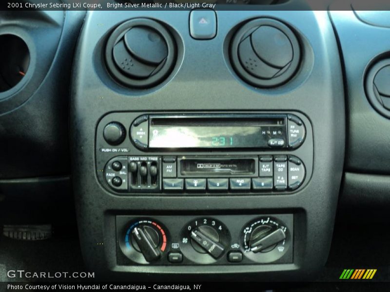 Controls of 2001 Sebring LXi Coupe