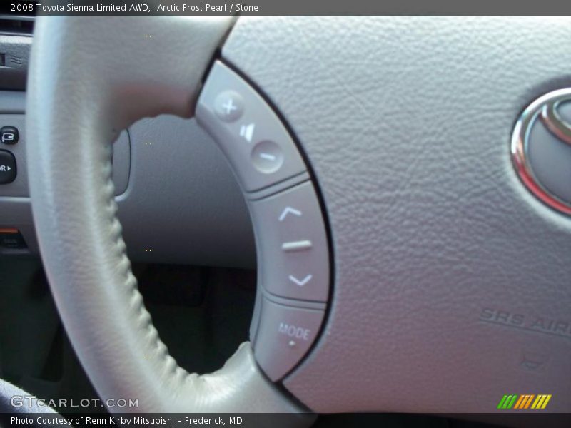 Arctic Frost Pearl / Stone 2008 Toyota Sienna Limited AWD