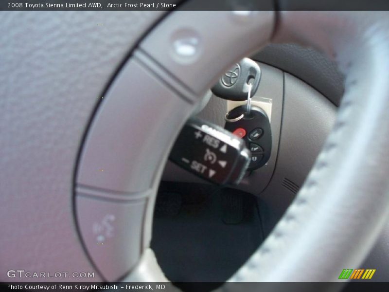 Arctic Frost Pearl / Stone 2008 Toyota Sienna Limited AWD