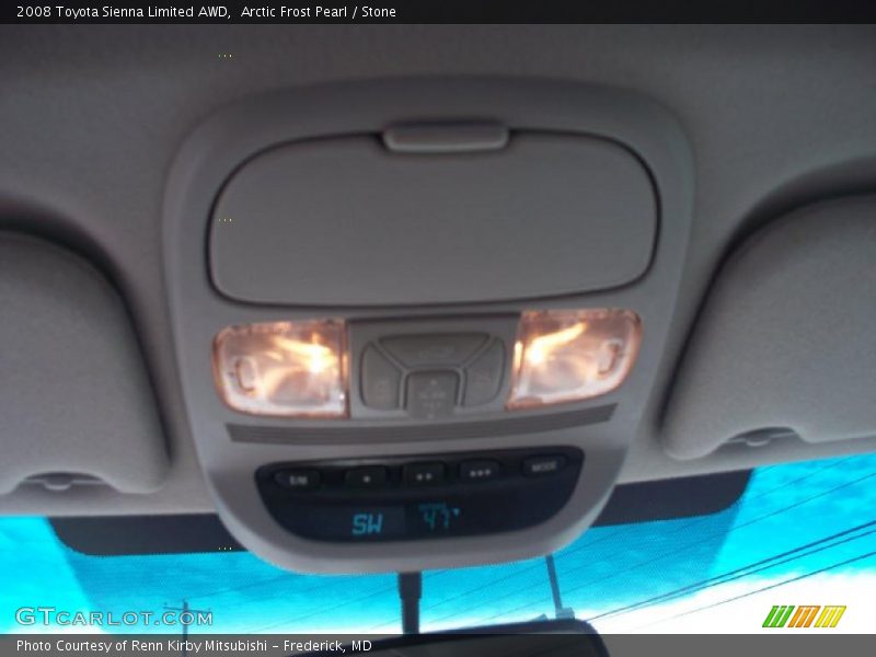 Arctic Frost Pearl / Stone 2008 Toyota Sienna Limited AWD