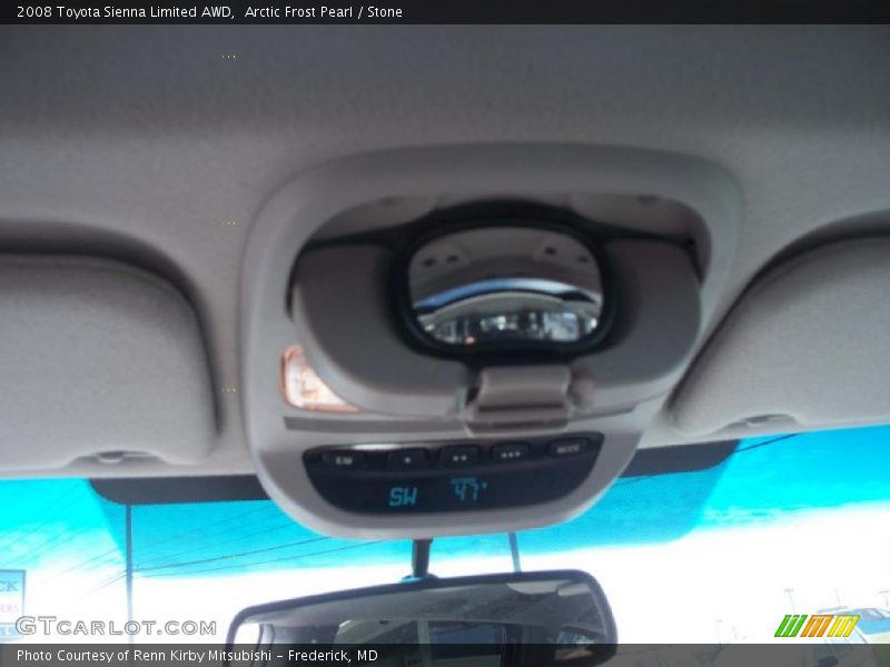 Arctic Frost Pearl / Stone 2008 Toyota Sienna Limited AWD