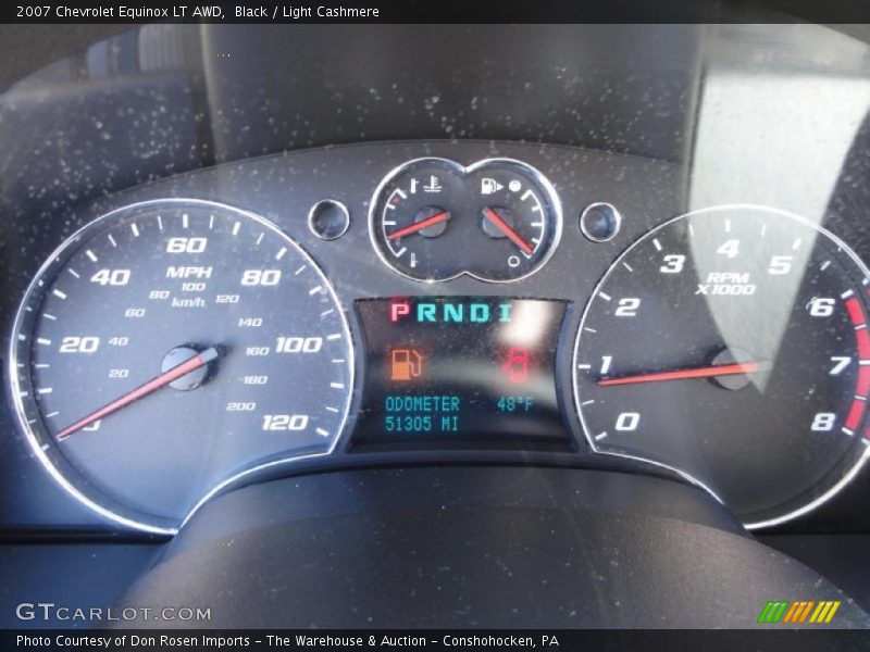 Black / Light Cashmere 2007 Chevrolet Equinox LT AWD