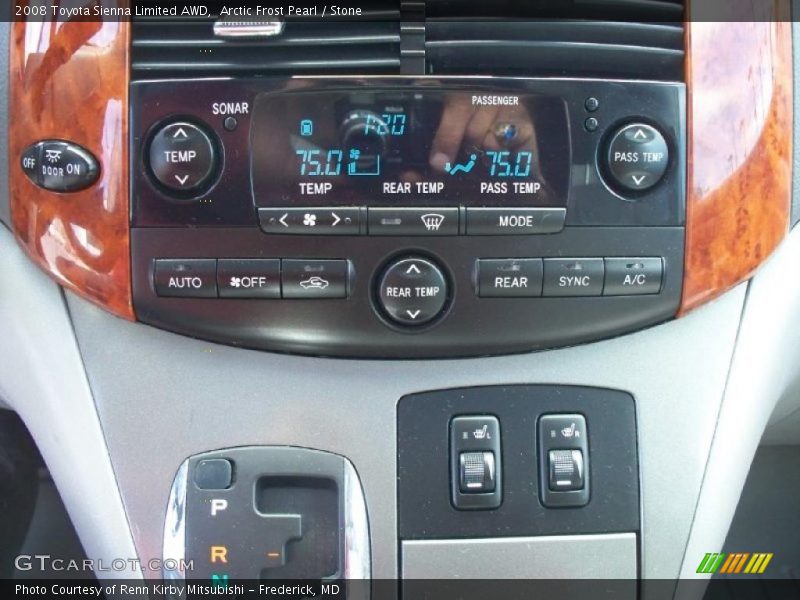 Arctic Frost Pearl / Stone 2008 Toyota Sienna Limited AWD