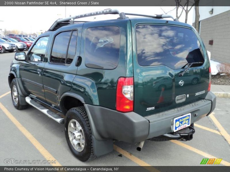 Sherwood Green / Slate 2000 Nissan Pathfinder SE 4x4