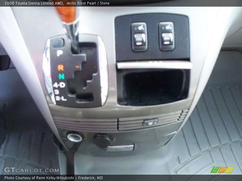 Arctic Frost Pearl / Stone 2008 Toyota Sienna Limited AWD