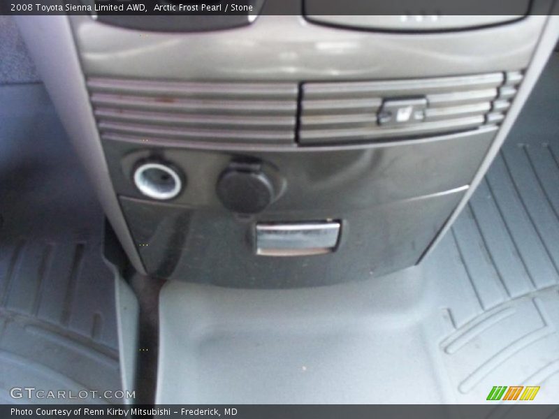 Arctic Frost Pearl / Stone 2008 Toyota Sienna Limited AWD