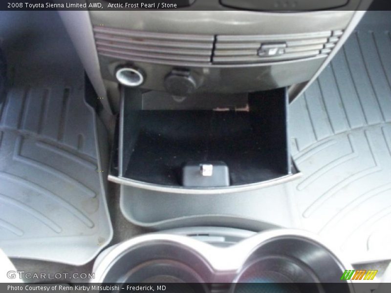Arctic Frost Pearl / Stone 2008 Toyota Sienna Limited AWD